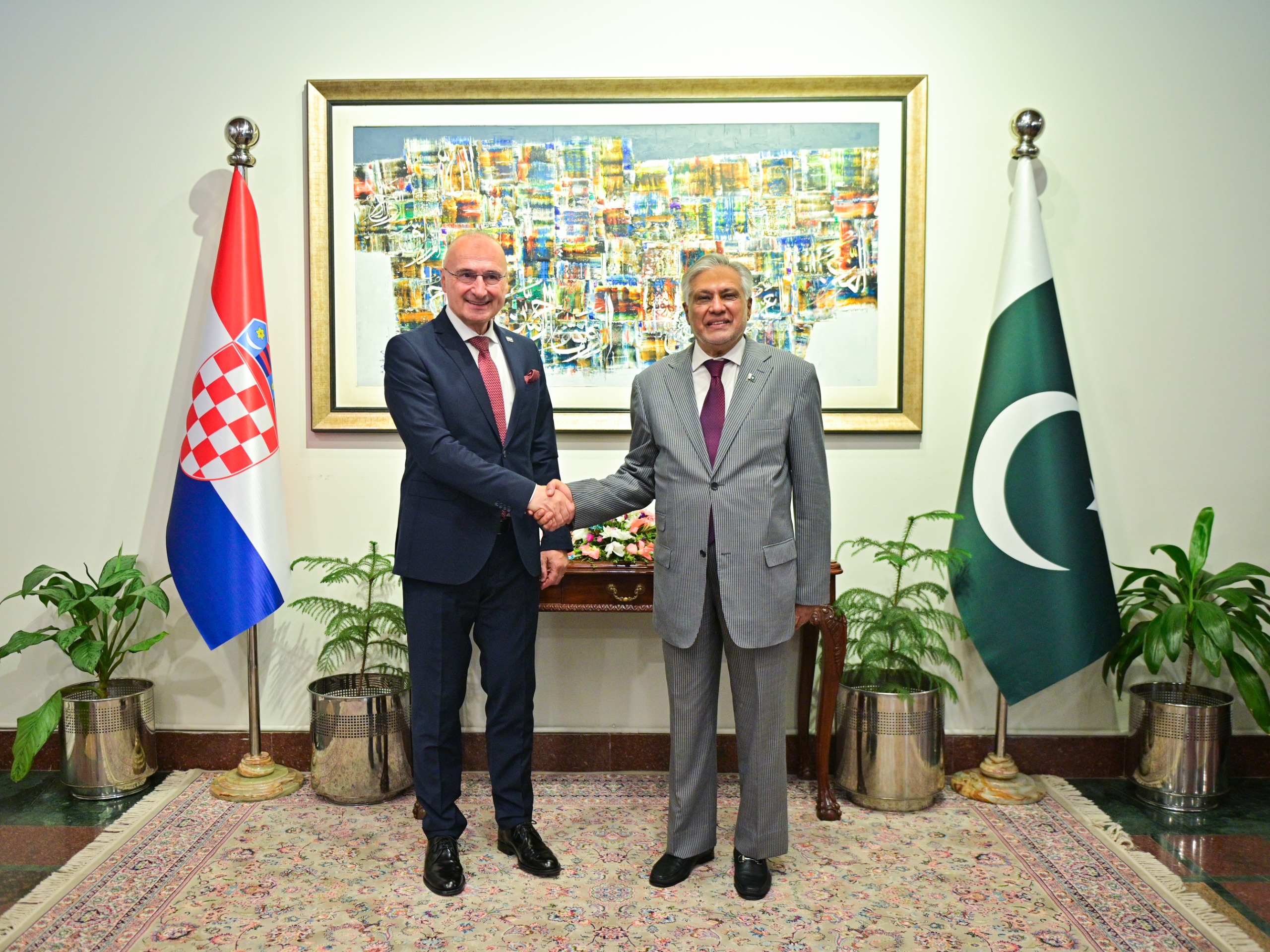 Pakistan, Croatia agree to 'inject greater momentum' into bilateral political, economic ties