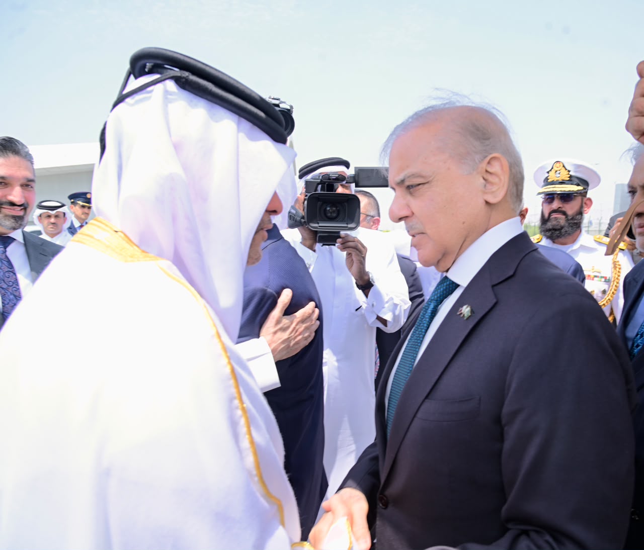 PM Shehbaz in Doha to condole demise of former Qatar Amir Sheikh Hamad