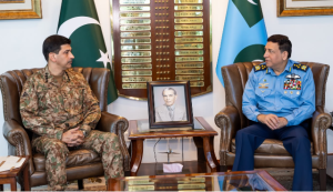 CNSC General Syed Aamer Raza calls on Naval, Air chiefs