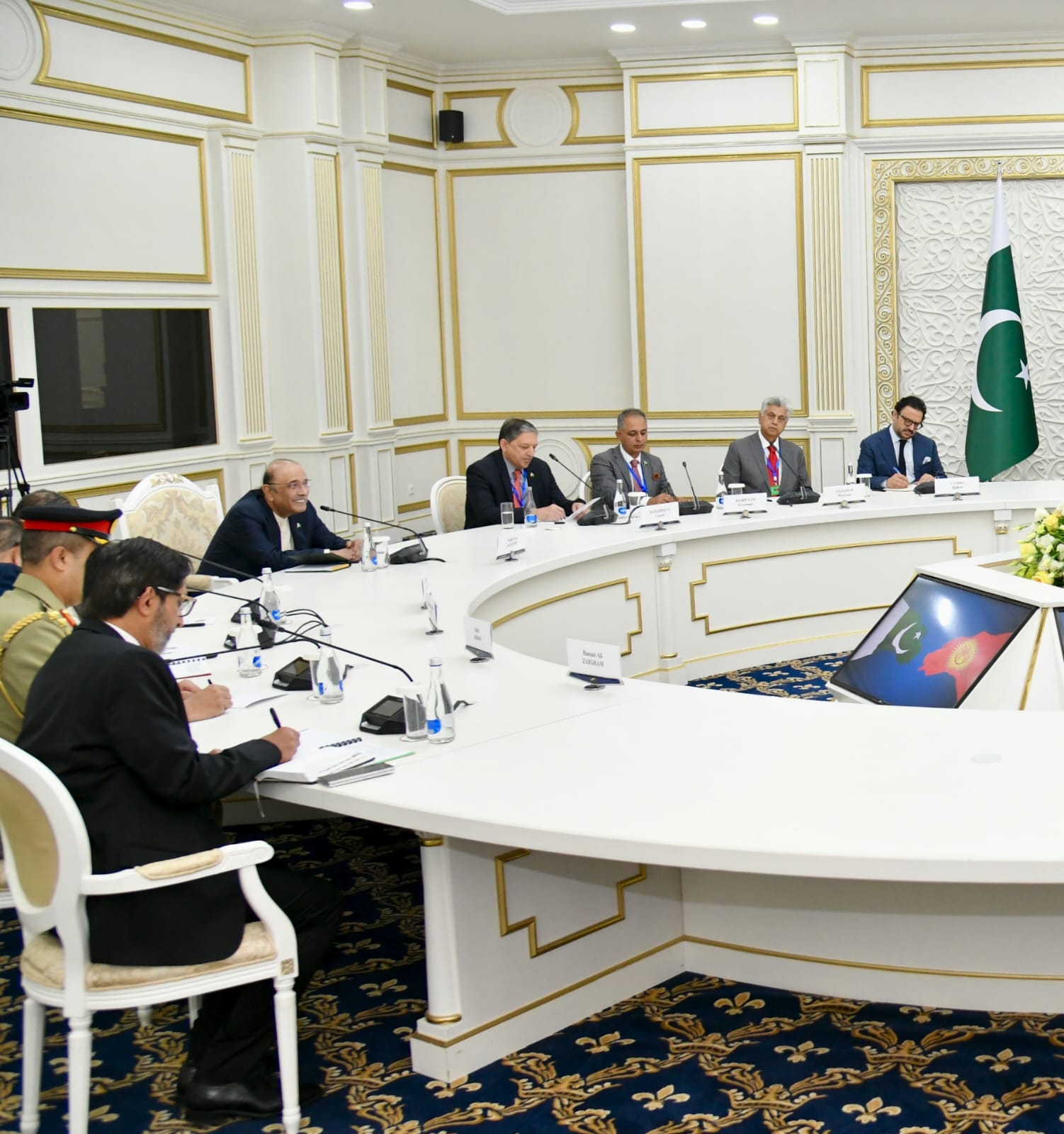 President visits Ata Beit Memorial Complex, meets Speaker Kyrgyz Parliament