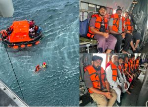 Pak Navy successfully rescues 20 crew members from sinking cargo dhow