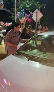 Flowers instead of fines: ITP rewards law-abiding drivers