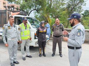 SP Traffic Majid reviews duty points, orders strict action against traffic violators