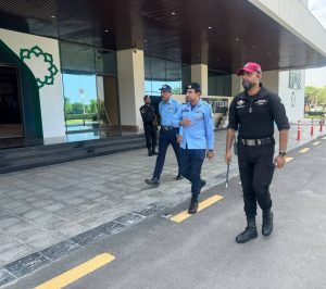 Deputy Inspector General (DIG) Islamabad Muhammad Jawad Tariq visited the Red Zone along with senior police officers to review security arrangements amid heightened security measures in the federal capital.