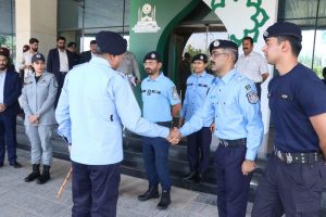 IGP Rizvi reviews OIC conference security at Jinnah Convention Centre, Red Zone