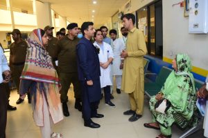 DC reviews healthcare services at DHQ Wah Hospital, orders improved patient care