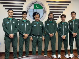 Pakistan team departs for World Junior Squash C'ships in Canada