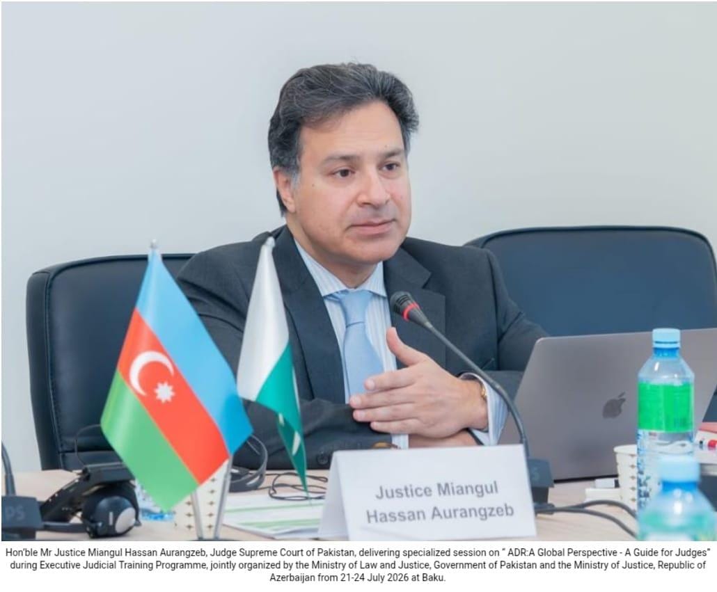 Baku Judicial Conference: Pakistan reinforces judicial cooperation
