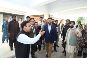 Health Minister reviews final preparations of state-of-the-art 200-Bed emergency center near completion at PIMS