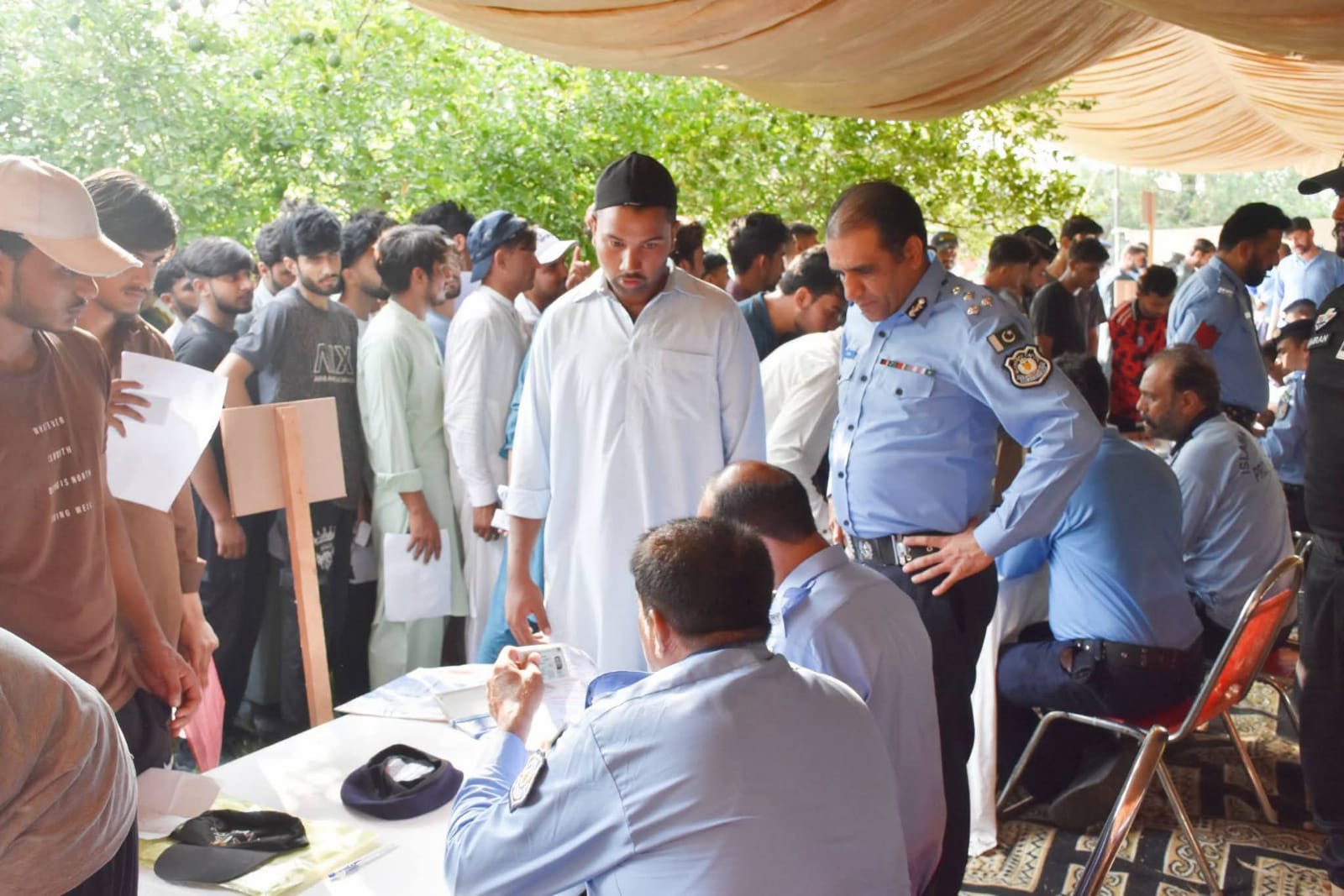 DIG Tahir reviews ongoing police recruitment process