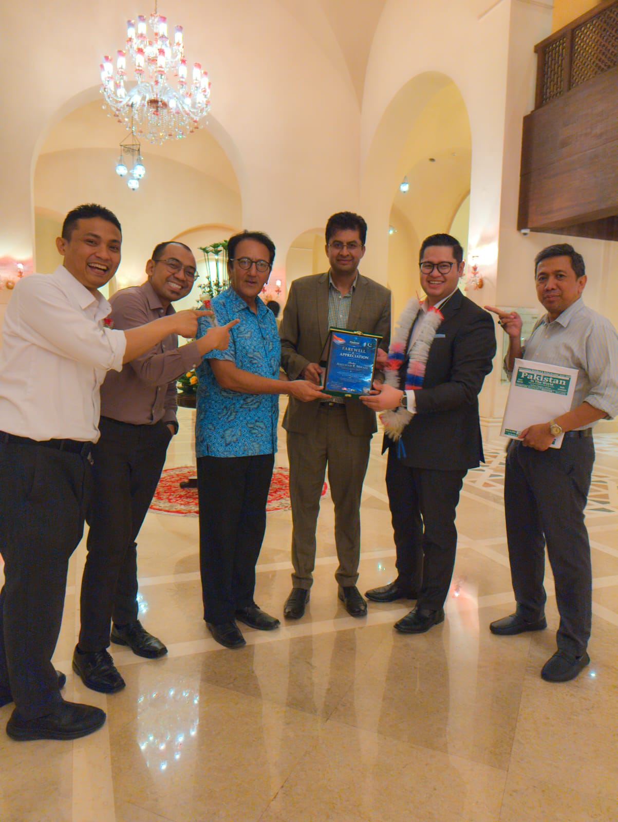 Indonesian trade Counsellor Axelsyah R. Miraza honoured at farewell dinner for Strengthening Pak-Indonesia ties