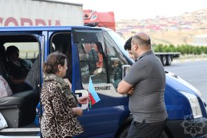Another group of residents relocated to Shusha and Khojavend