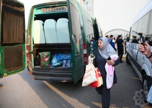 Another group of residents relocated to Shusha and Khojavend