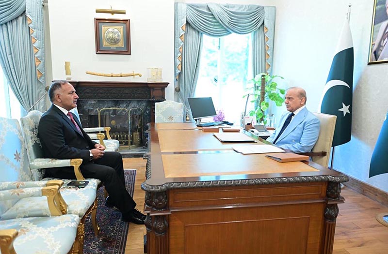 Chairman NDMA Lt. General Inam Haider Malik called on Prime Minister Muhammad Shehbaz Sharif