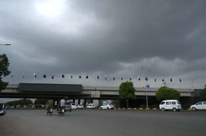 An attractive view of clouds hovering over the sky in the Federal Capital