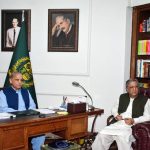 Prime Minister Muhammad Shehbaz Sharif chairs a meeting regarding recent monsoon rains and reviews progress of relief andrehabilitation activities