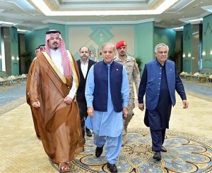Prime Minister Muhammad Shehbaz Sharif departed Madinah on 8 August 2026 upon completion of his visit to the Kingdom of Saudi Arabia. Governor of Madinah, Prince Salman bin Sultan bin Abdulaziz Al Saud, bid farewell to the Prime Minister and the Pakistani delegation