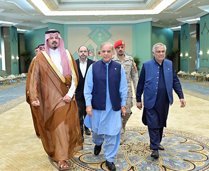 Prime Minister Muhammad Shehbaz Sharif departed Madinah on 8 August 2026 upon completion of his visit to the Kingdom of Saudi Arabia. Governor of Madinah, Prince Salman bin Sultan bin Abdulaziz Al Saud, bid farewell to the Prime Minister and the Pakistani delegation