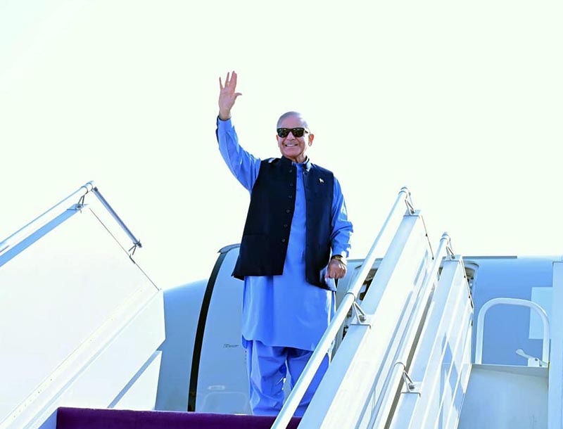 Prime Minister Muhammad Shehbaz Sharif departed Madinah on 8 August 2026 upon completion of his visit to the Kingdom of Saudi Arabia. Governor of Madinah, Prince Salman bin Sultan bin Abdulaziz Al Saud, bid farewell to the Prime Minister and the Pakistani delegation