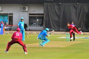 Players in action during the National Champions Cup 2026–27 match between Pakistan Whites and Pakistan Gold at Multan Cricket Stadium