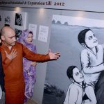 Commissioner Faisalabad Dr. Imran Hamid Sheikh visits a photo exhibition titled “Navigating Borders” after its inauguration at Lyallpur Museum