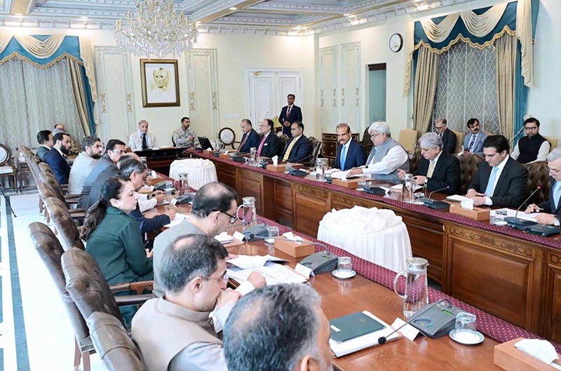 Prime Minister Muhammad Shehbaz Sharif chairs a review meeting regarding FBR reforms