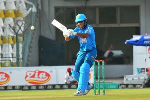 Players in action during the National Champions Cup 2026–27 match between Pakistan Whites and Pakistan Gold at Multan Cricket Stadium