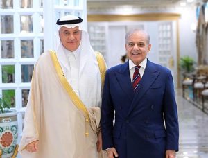 Kingdom of Saudi Arabia's Minister of Environment, Water and Agriculture H.E. Engineer Abdulrahman bin Abdulmohsen al-Fadley called on Prime Minister Muhammad Shehbaz Sharif