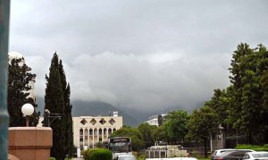Dense monsoon clouds have blanket the Margalla Hills, creating a captivating and picturesque scene in the federal capital