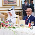 Prime Minister Muhammad Shehbaz Sharif hosts a reception for the Kingdom of Saudi Arabia's Minister of Environment, Water and Agriculture H.E. Engineer Abdulrahman bin Abdulmohsen al-Fadley