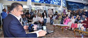 Managing Director Pakistan Bait-ul-Mal, Senator Capt. Shaheen Khalid Butt inaugurating two-day exhibition showcasing a diverse range of products prepared and manufactured by trainees of PBM’s Women Empowerment Centres, at F-9 Park