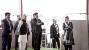 First Lady Bibi Asifa Bhutto Zardari MNA and Sindh Chief Minister Syed Murad Ali Shah visit during the inauguration the state-of-the-art residential facility at the Centre for Autism Rehabilitation & Training (C-ARTS) in Korangi