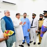 Federal Minister for Railways Muhammad Hanif Abbasi visited the newly established modern Guard Running Rooms