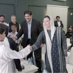 First Lady Bibi Asifa Bhutto Zardari MNA and Sindh Chief Minister Syed Murad Ali Shah are interacting with children during the inauguration the state-of-the-art residential facility at the Centre for Autism Rehabilitation & Training (C-ARTS) in Korangi