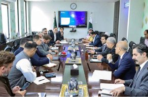 Federal Minister for Petroleum Ali Pervaiz Malik chairs the kick-off meeting for the feasibility study on establishing Strategic Petroleum Reserves (SPR) in Pakistan, with international energy consultancy M/s Wood Mackenzie.