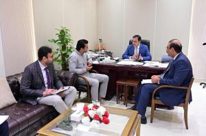 Federal Minister for Economic Affairs Ahad Cheema chairs a meeting on Drug Pricing in federal capital