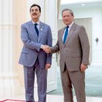 Chairman Senate of Pakistan and Founding Chairman of the Inter-Parliamentary Speakers' Conference (ISC), Syed Yousaf Raza Gilani led a delegation of ISC speakers for a courtesy call on the Prime Minister Of Cambodia, Samdech Moha Borvor Thipadei Hun Manet at the Peace Palace