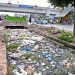 A canal near 47 Pull is choked with garbage, posing health and environmental hazards and highlighting the need for immediate cleaning