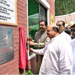 Parliamentary Secretary for Livestock Sardar Muhammad Asim Sher Maken inaugurating X-ray & Surgical Facilities at Civil Veterinary Hospital Noori gate