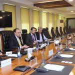 Federal Minister for Finance and Revenue, Senator Muhammad Aurangzeb, meeting with Asyad Group CEO and Chairperson, Wafi Energy Pakistan Limited Board of Directors, Mr. Ghassan Ahmed Amodi, at the Finance Division
