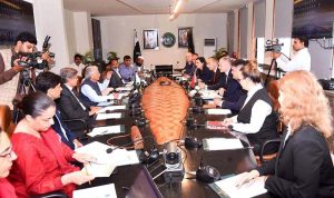 Federal Minister for National Food Security and Research Rana Tanveer Hussain meets Belarusian Deputy Minister of Agriculture and Food Yakovchits Aleksander