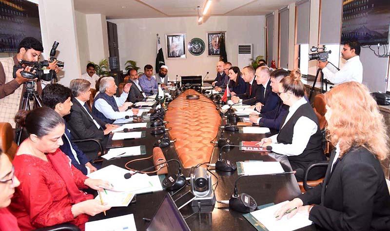 Federal Minister for National Food Security and Research Rana Tanveer Hussain meets Belarusian Deputy Minister of Agriculture and Food Yakovchits Aleksander