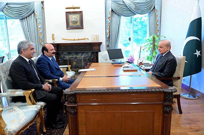Chairman Prime Minister's Youth Program Rana Mashood Ahmad Khan called on Prime Minister Muhammad Shehbaz Sharif