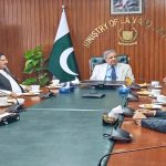 Federal Minister for Law & Justice Senator Azam Nazeer Tarar in a meeting with office-bearers of various Bar Associations and leaders of the legal fraternity in Federal Capital
