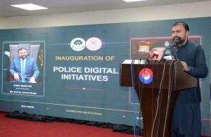 Balochistan Chief Minister Mir Sarfraz Bugti inaugurates the Police Digital Initiatives at Police Lines Quetta
