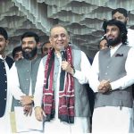 All Pakistan Goods Transporters called off strike & held reception in honor of Federal Minister for Communications Abdul Aleem Khan who addressed participants