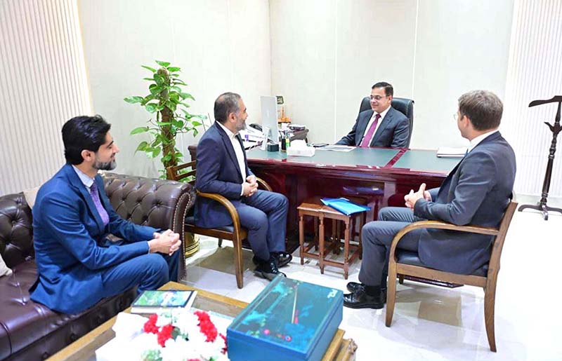 Officials of Gunvor Group and Parco Gunvor Limited call on Federal Minister for Economic Affairs Ahad Cheema