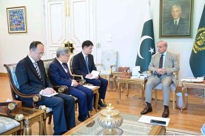 Ambassador of People's Republic of China to Pakistan H.E. Jiang Zaidong calls on Prime Minister Muhammad Shehbaz Sharif.