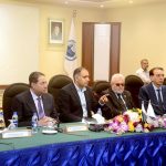 Minister of State for Finance & Railways Bilal Azhar Kayani is chairing a meeting with small traders on Asaan Tax scheme at Karachi Chamber of Commerce & Industry (KCCI, HQs)