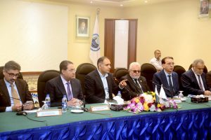 Minister of State for Finance & Railways Bilal Azhar Kayani is chairing a meeting with small traders on Asaan Tax scheme at Karachi Chamber of Commerce & Industry (KCCI, HQs)